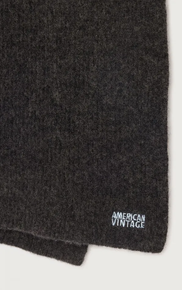 American Vintage Men Scarf Raxow Charcoal Melange American Vintage Men Scarf Raxow Charcoal Melange