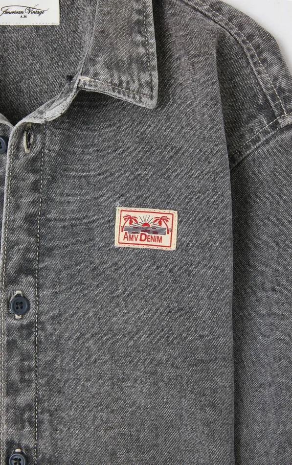 American Vintage Shirts Kids Shirt Jazy Grey American Vintage Shirts Kids Shirt Jazy Grey