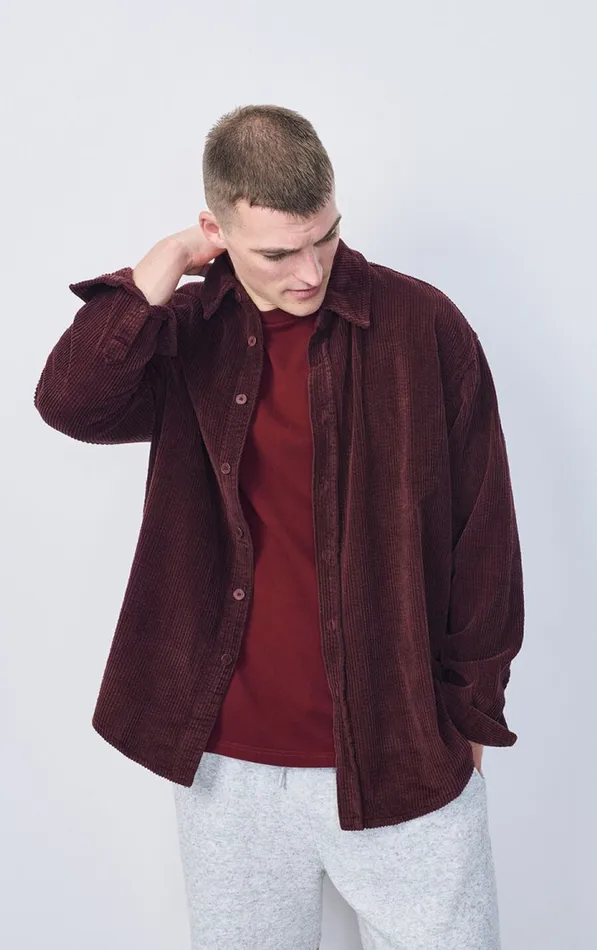American Vintage Shirts Men Shirt Padow Vintage Mahogany
