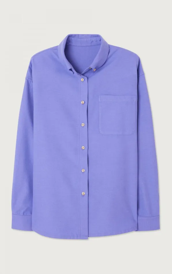 American Vintage Shirts Women Shirt Dakota Provence Melange American Vintage Shirts Women Shirt Dakota Provence Melange