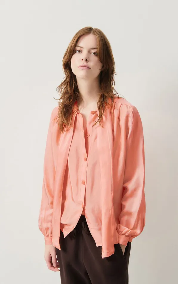 American Vintage Shirts Women Shirt Luabird Pink Flamingo