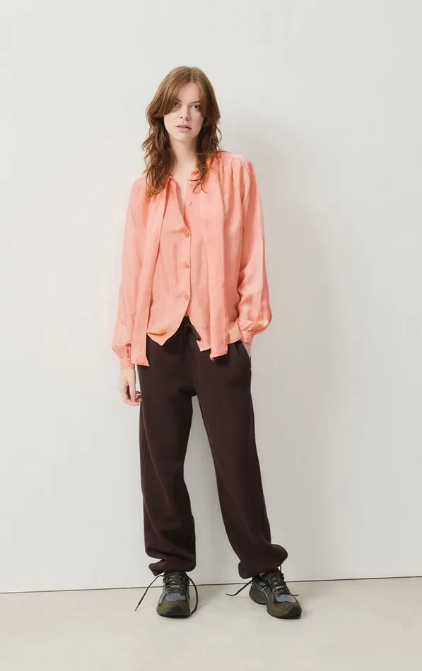 American Vintage Shirts Women Shirt Luabird Pink Flamingo