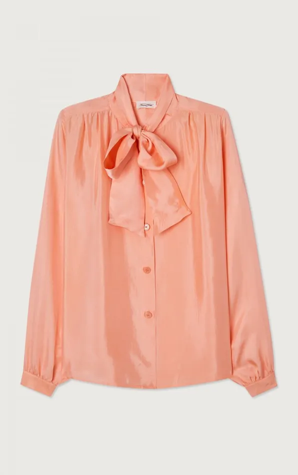 American Vintage Shirts Women Shirt Luabird Pink Flamingo