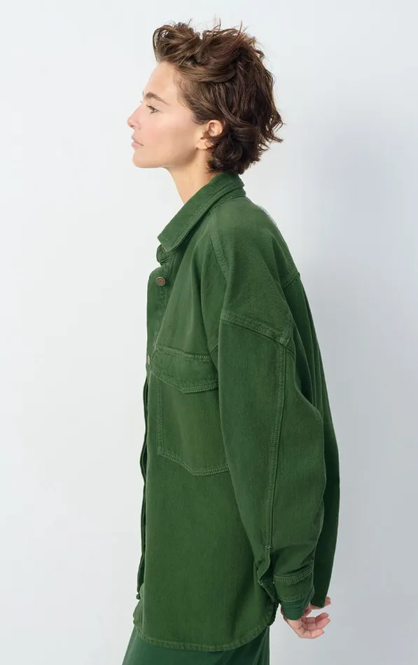 American Vintage Shirts Women Shirt Nyolow Overdyed Khaki
