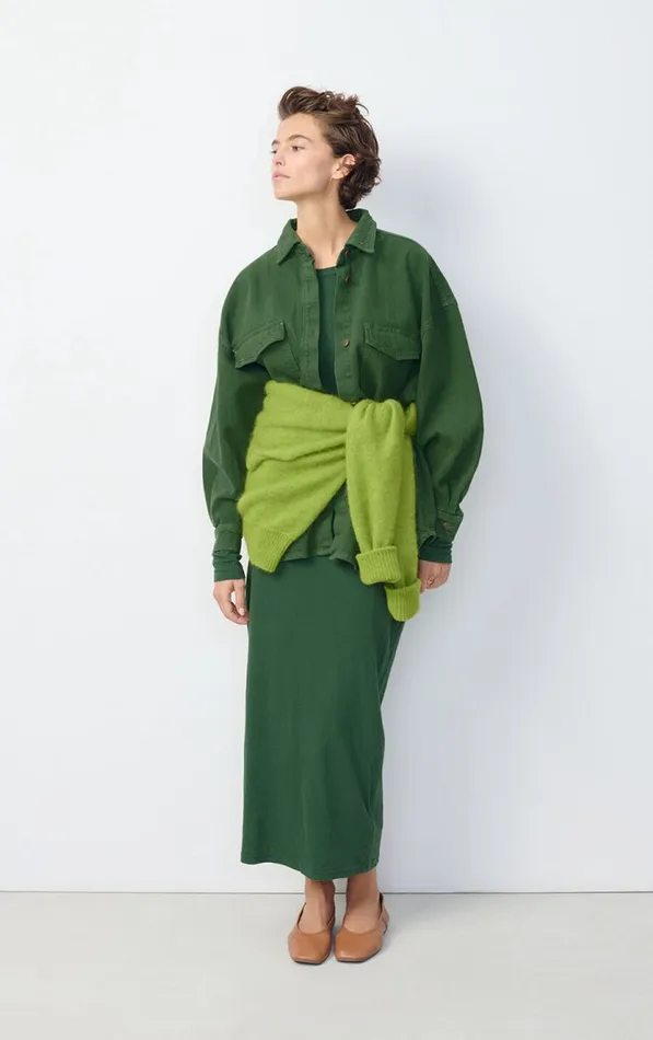 American Vintage Shirts Women Shirt Nyolow Overdyed Khaki