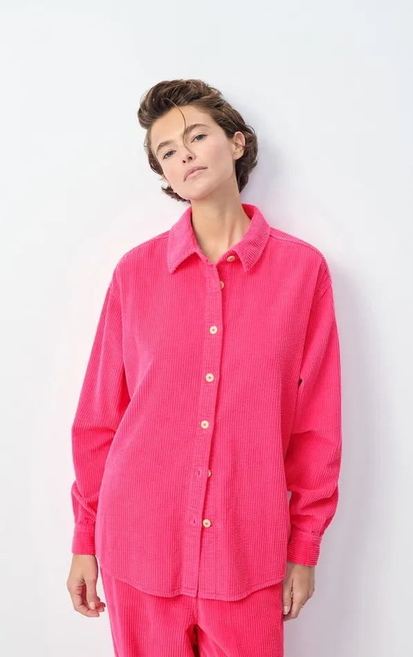 American Vintage Shirts Women Shirt Padow Vintage Fuchsia