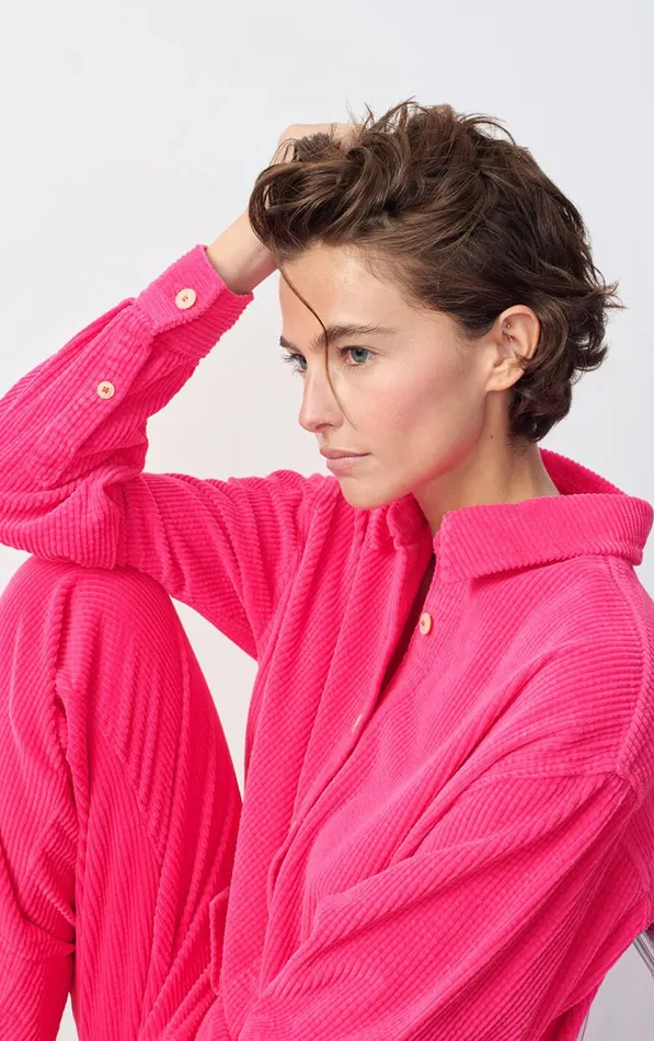 American Vintage Shirts Women Shirt Padow Vintage Fuchsia