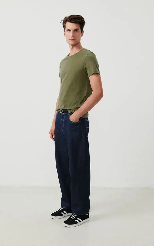 American Vintage Short Sleeve TShirts Men TShirt Gamipy Khaki American Vintage Short Sleeve TShirts Men TShirt Gamipy Khaki