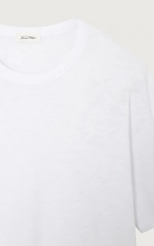 American Vintage Short Sleeve TShirts Men TShirt Sonoma White American Vintage Short Sleeve TShirts Men TShirt Sonoma White