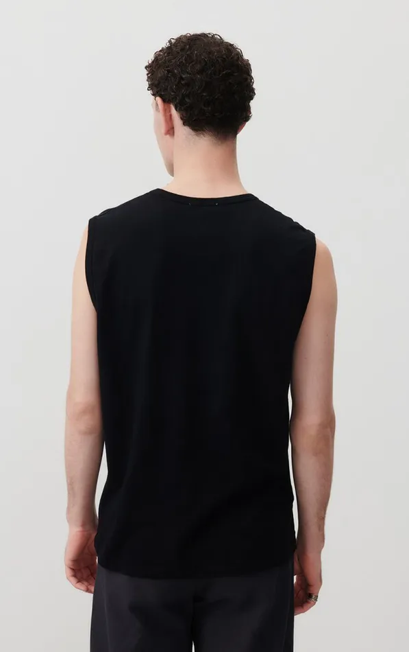 American Vintage Short Sleeve TShirts Men Tank Top Gamipy Black American Vintage Short Sleeve TShirts Men Tank Top Gamipy Black