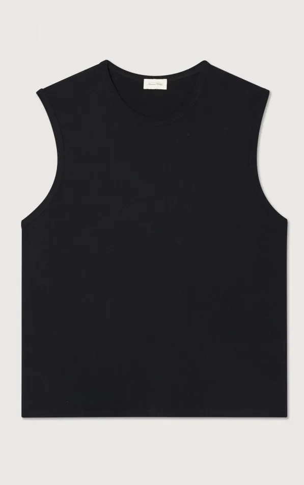 American Vintage Short Sleeve TShirts Men Tank Top Gamipy Black American Vintage Short Sleeve TShirts Men Tank Top Gamipy Black