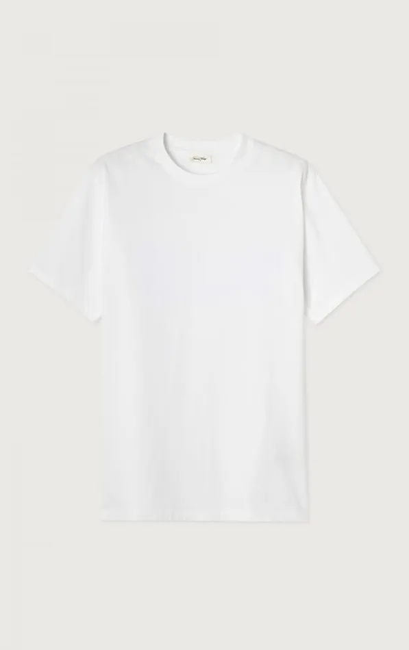 American Vintage Short Sleeve TShirts WomenMen TShirt Firenze White American Vintage Short Sleeve TShirts WomenMen TShirt Firenze White