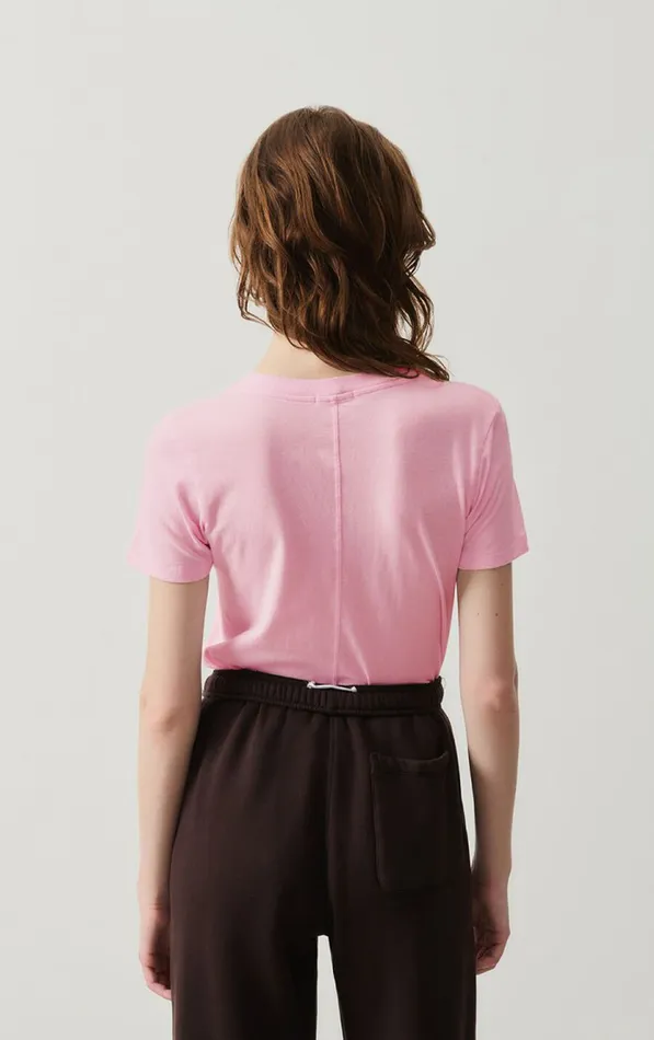 American Vintage Short Sleeve TShirts Women TShirt Gamipy Cherry Blossom American Vintage Short Sleeve TShirts Women TShirt Gamipy Cherry Blossom