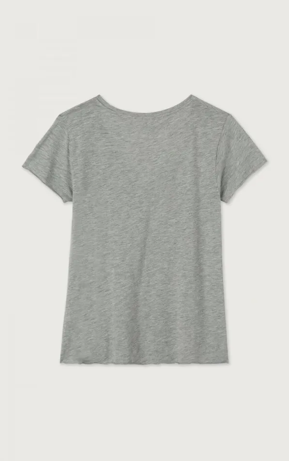 American Vintage Short Sleeve TShirts Women TShirt Jacksonville Heather Grey
