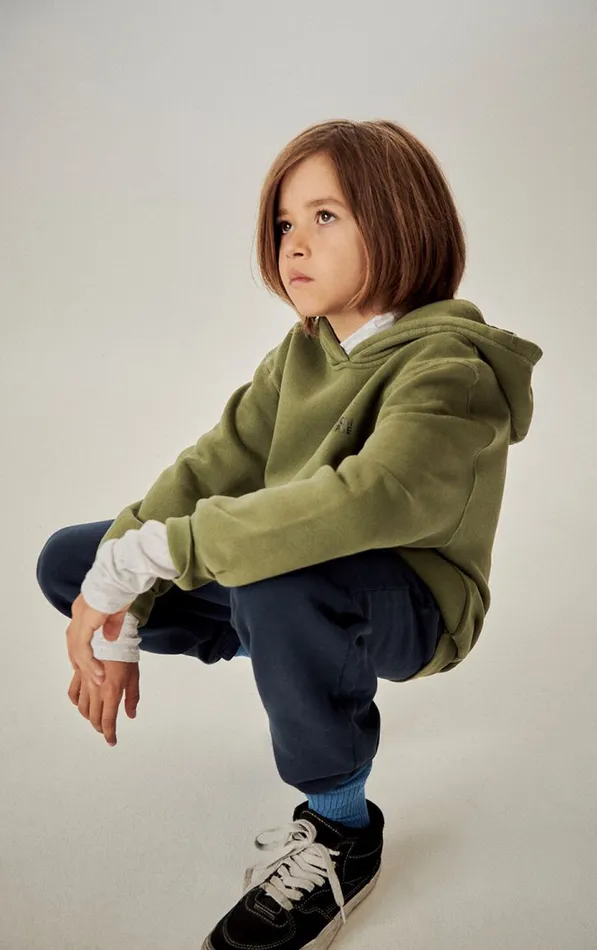 American Vintage Sweatshirts Kids Hoodie Izubird Khaki Vintage American Vintage Sweatshirts Kids Hoodie Izubird Khaki Vintage