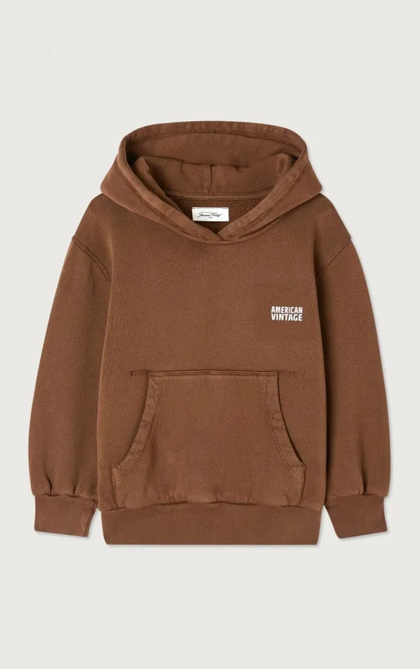 American Vintage Sweatshirts Kids Hoodie Izubird Vintage Candied Chestnut American Vintage Sweatshirts Kids Hoodie Izubird Vintage Candied Chestnut