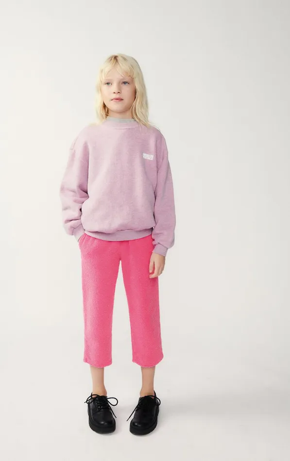 American Vintage Sweatshirts Kids Sweatshirt Doven Overdyed Satin