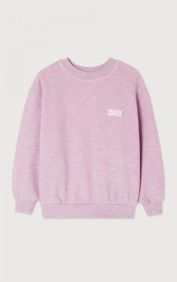 American Vintage Sweatshirts Kids Sweatshirt Doven Overdyed Satin