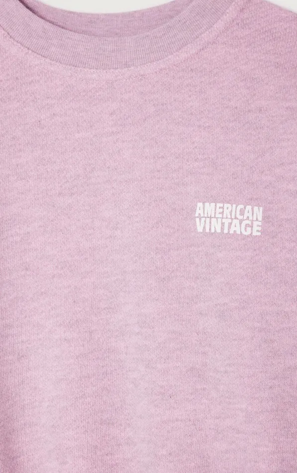 American Vintage Sweatshirts Kids Sweatshirt Doven Overdyed Satin