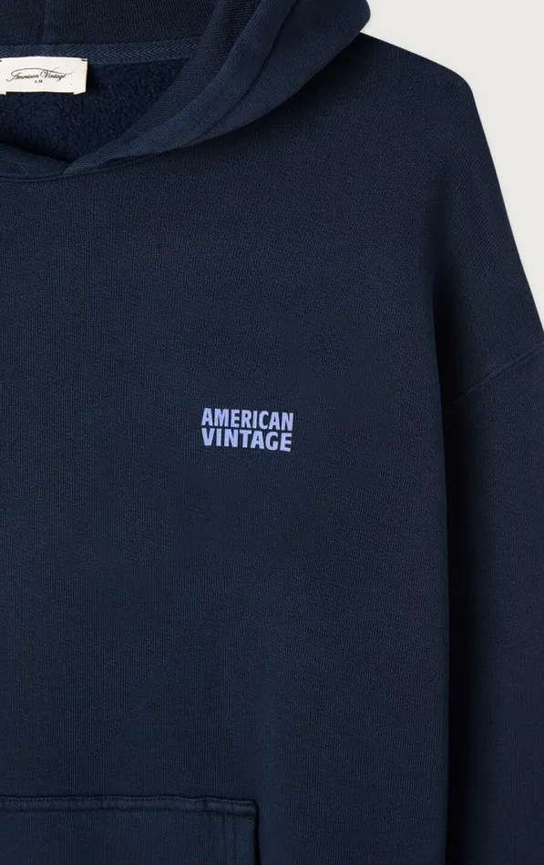 American Vintage Sweatshirts Women Hoodie Izubird Vintage Navy American Vintage Sweatshirts Women Hoodie Izubird Vintage Navy
