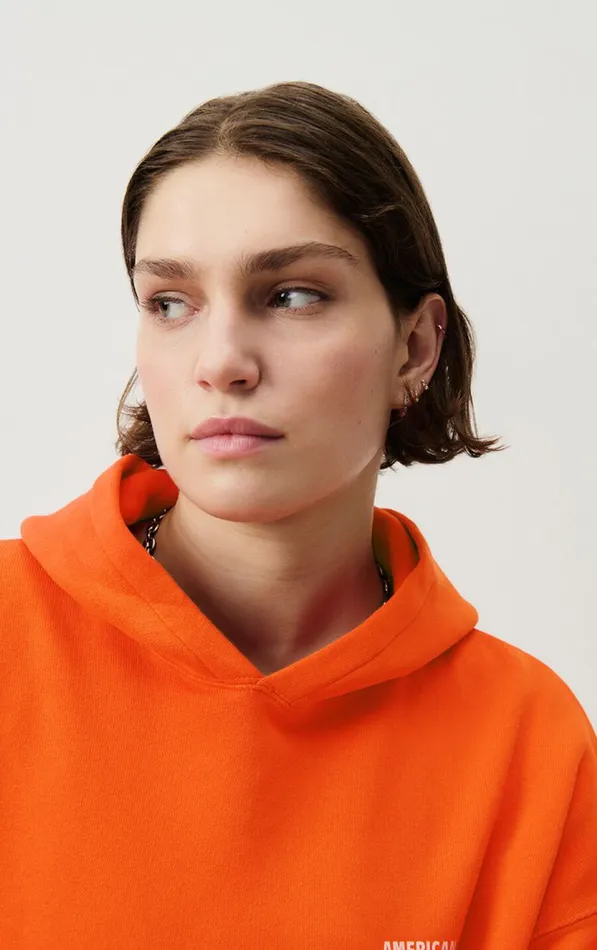 American Vintage Sweatshirts Women Hoodie Izubird Vintage Pumpkin