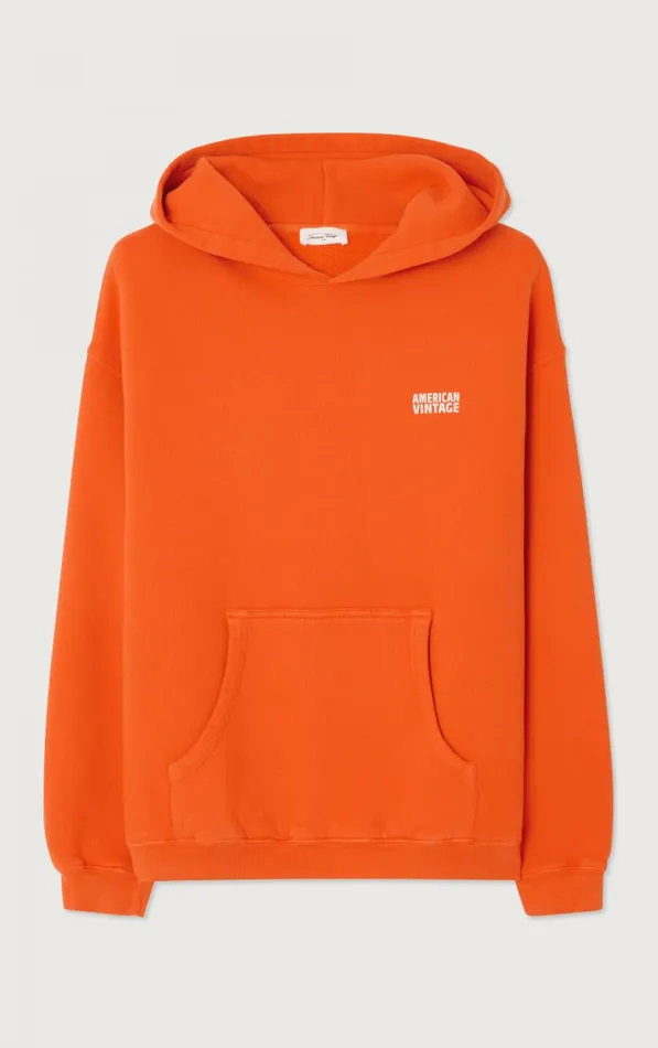 American Vintage Sweatshirts Women Hoodie Izubird Vintage Pumpkin