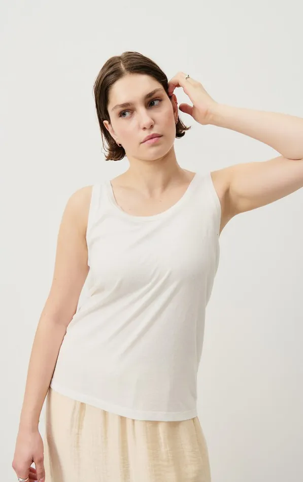 American Vintage Tops and Tanktops Women Tank Top Gamipy White
