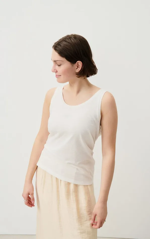 American Vintage Tops and Tanktops Women Tank Top Gamipy White