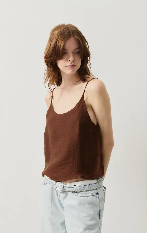 American Vintage Tops and Tanktops Women Top Detown Brownie