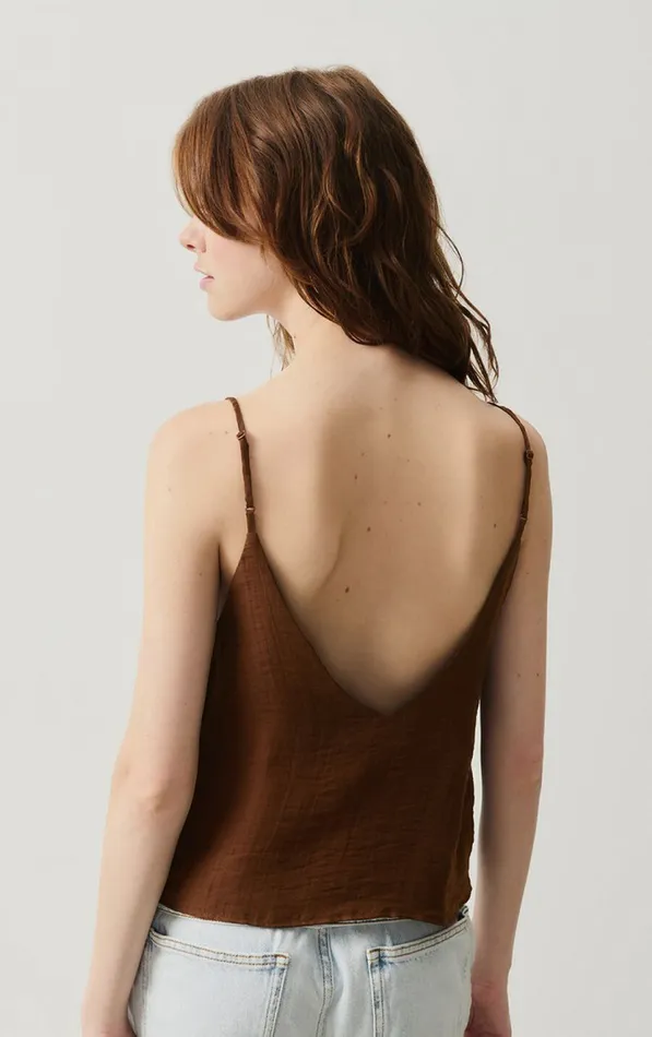 American Vintage Tops and Tanktops Women Top Detown Brownie American Vintage Tops and Tanktops Women Top Detown Brownie