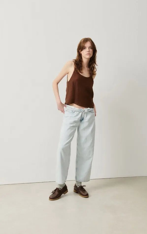 American Vintage Tops and Tanktops Women Top Detown Brownie American Vintage Tops and Tanktops Women Top Detown Brownie