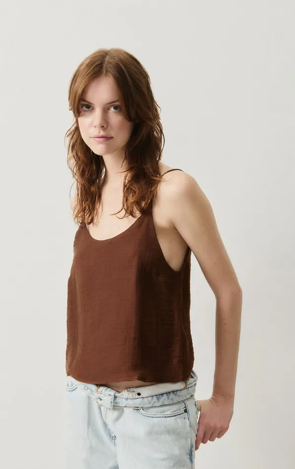 American Vintage Tops and Tanktops Women Top Detown Brownie American Vintage Tops and Tanktops Women Top Detown Brownie