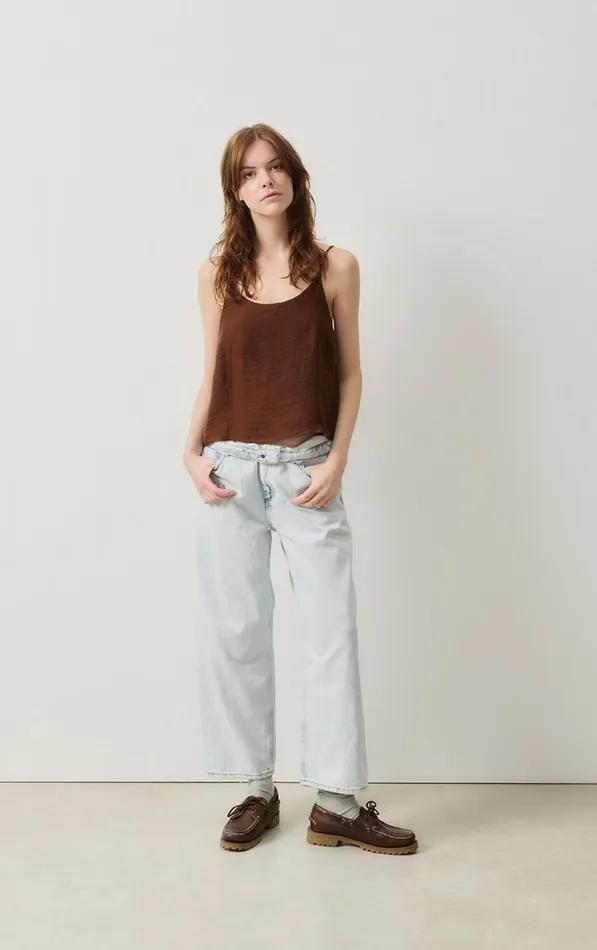 American Vintage Tops and Tanktops Women Top Detown Brownie American Vintage Tops and Tanktops Women Top Detown Brownie