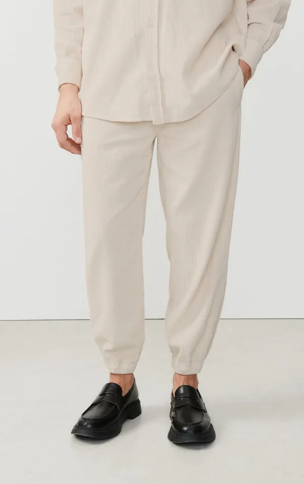 American Vintage Trousers Men Trousers Padow Ecru Vintage
