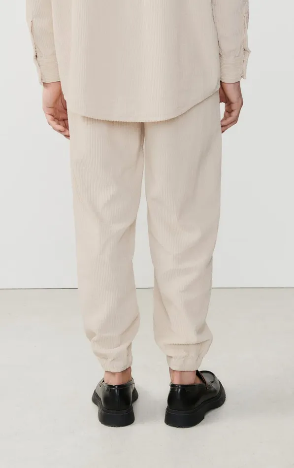 American Vintage Trousers Men Trousers Padow Ecru Vintage