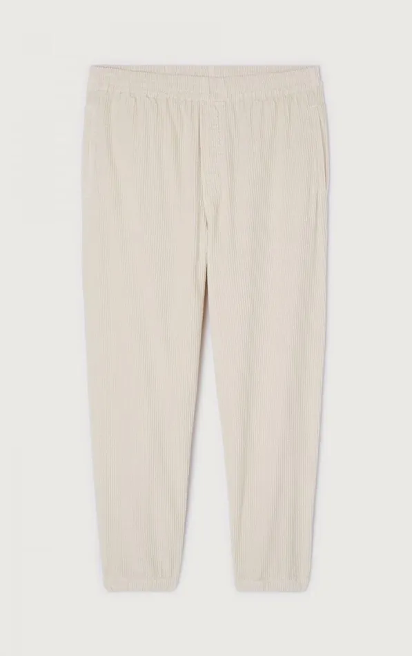 American Vintage Trousers Men Trousers Padow Ecru Vintage