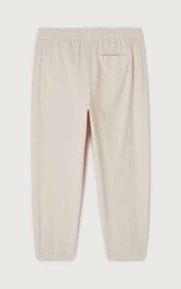 American Vintage Trousers Men Trousers Padow Ecru Vintage