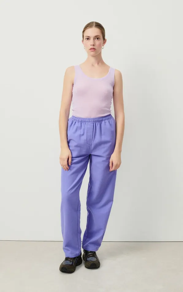 American Vintage Trousers Women Trousers Dakota Provence Melange American Vintage Trousers Women Trousers Dakota Provence Melange