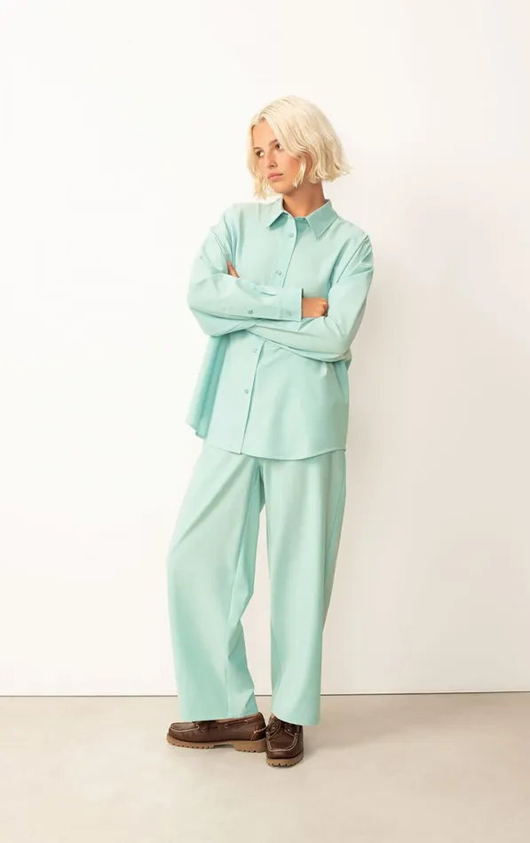 American Vintage Trousers Women Trousers Doacity Celadon