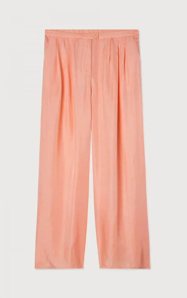 American Vintage Trousers Women Trousers Luabird Pink Flamingo