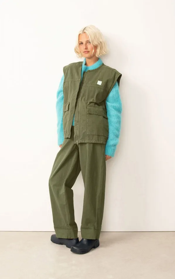 American Vintage Trousers Women Trousers Rygybay Khaki