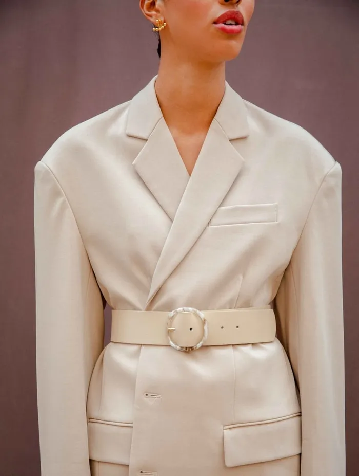 Anafi Beige Women Bobbies Belts Anafi Beige Women Bobbies Belts