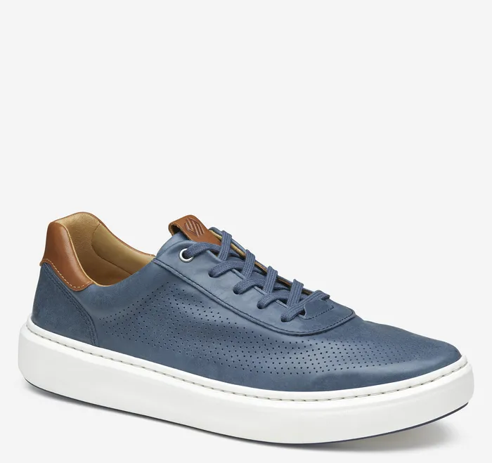 Anders Perfed UThroat Blue Full Grain Men LaceUps Johnston and Murphy