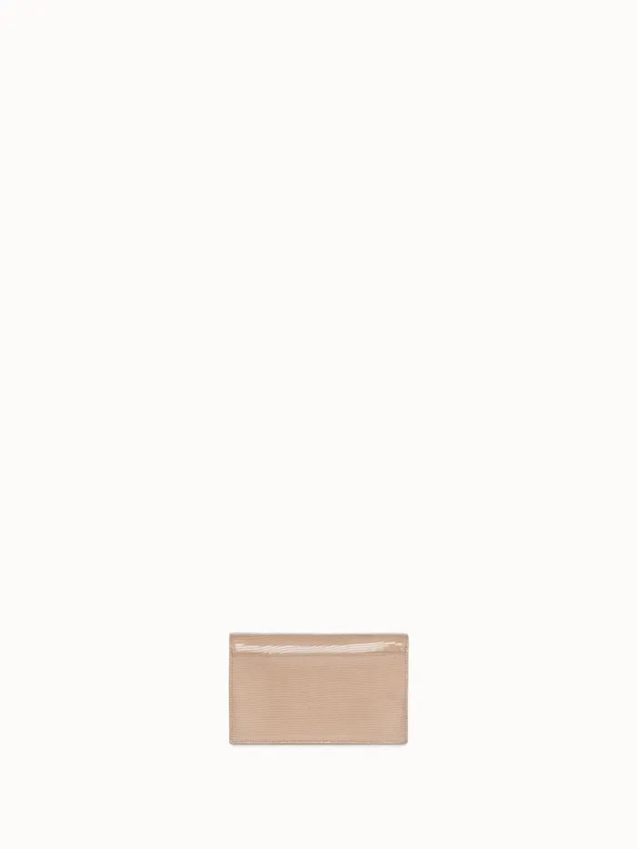 Anouk Envelope Bag With Shiny Lizard Finish Cashmere Women Akris Shoulder Bags