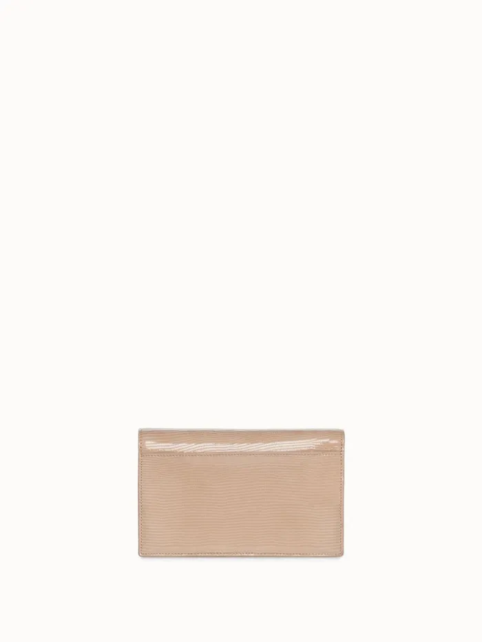 Anouk Envelope Bag With Shiny Lizard Finish Cashmere Women Akris Shoulder Bags