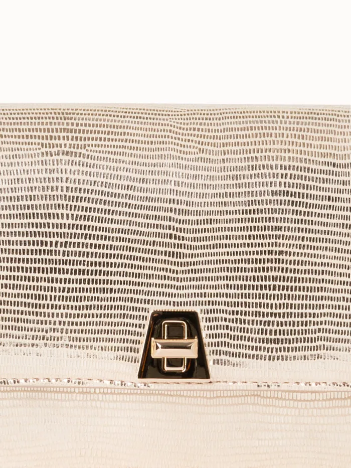 Anouk Envelope Bag With Shiny Lizard Finish Stucco Met Women Akris Mini Bags