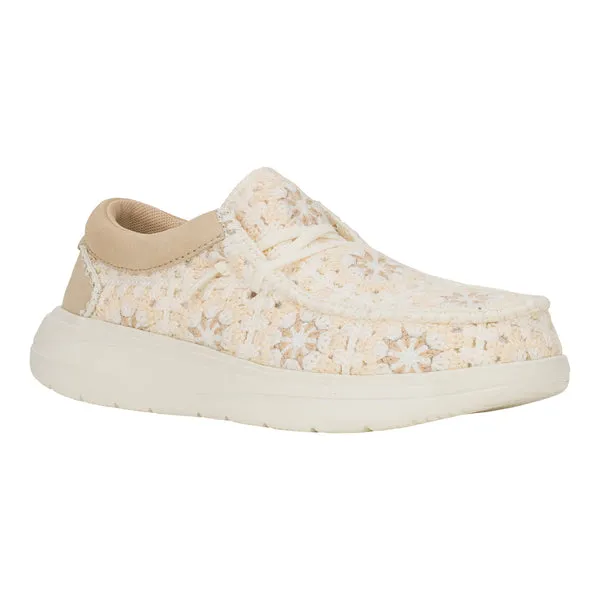 Apparel Platforms heydude Wendy Comf Cottage Crochet TanMulti