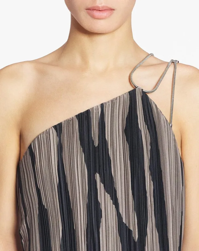 Asymmetrical Cascadeeffect Dress Marron Glaceblack Women Lanvin Dresses Asymmetrical Cascadeeffect Dress Marron Glaceblack Women Lanvin Dresses