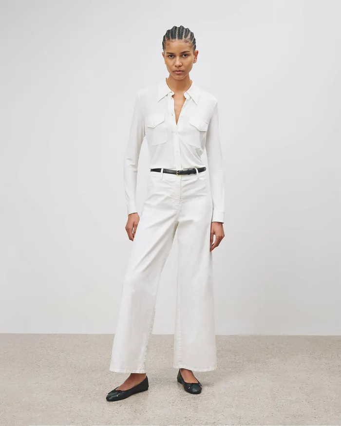AVELINE SHIRT Black Tops Nili Lotan Women