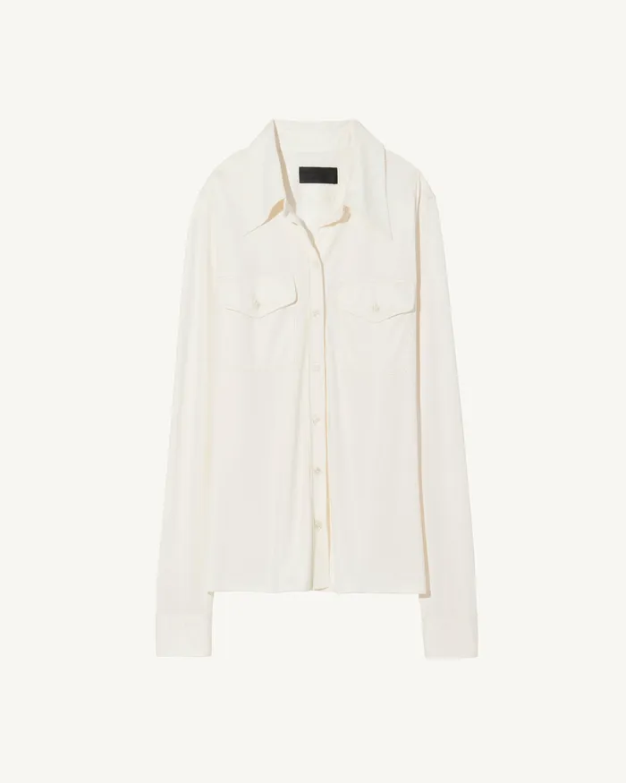 AVELINE SHIRT Black Tops Nili Lotan Women